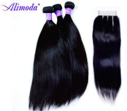alimoda straight hair with 3 part closure