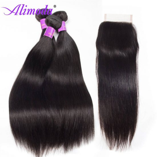 alimoda hair straight hair with closure