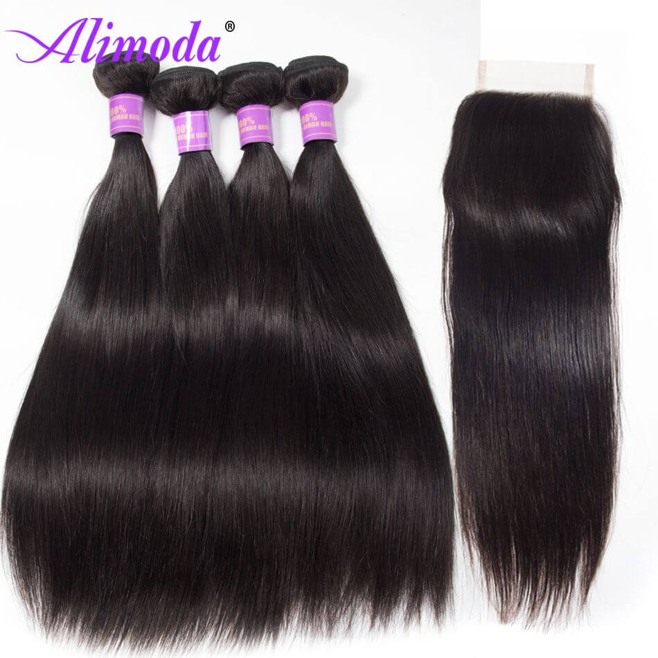 alimoda hair straight hair with closure