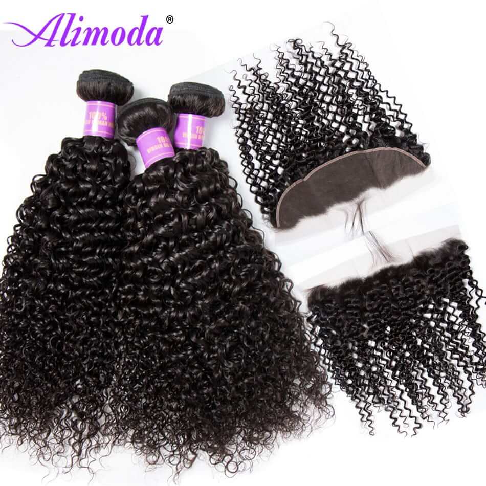 alimoda curly hair bundles with frontal 2