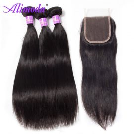 alimoda hair straight hair with closure 7